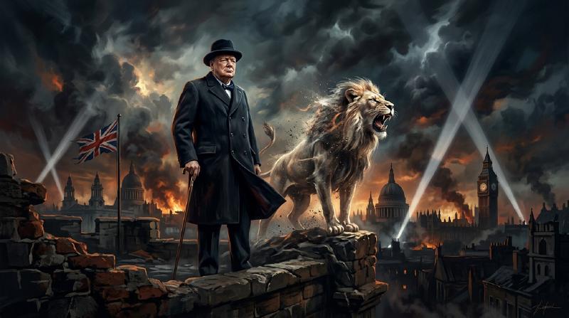 Featured image of post Winston Churchill: Liderazgo Indomable y Huellas en la Historia
