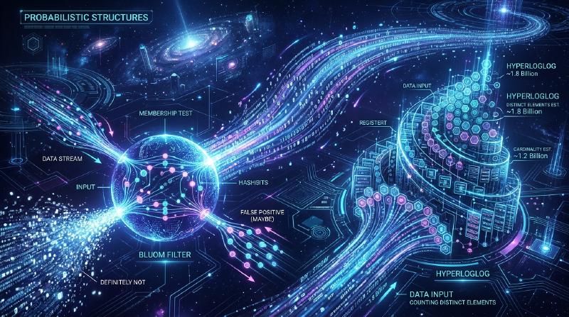 Featured image of post Estruturas de Dados Probabilísticas: Bloom Filter e HyperLogLog