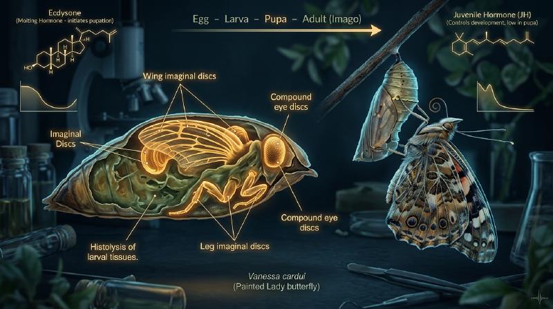 Featured image of post La chenille se dissout-elle vraiment en bouillie dans la chrysalide : Biologie moléculaire de la métamorphose et disques imaginaux