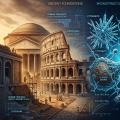 Why Concrete Sets and Why It Fails: From Ancient Rome to Modern Megastructures—Cement Hydration Chemistry, the Miraculous Marriage with Rebar, Carbonation, Chloride Attack, and Decarbonization
