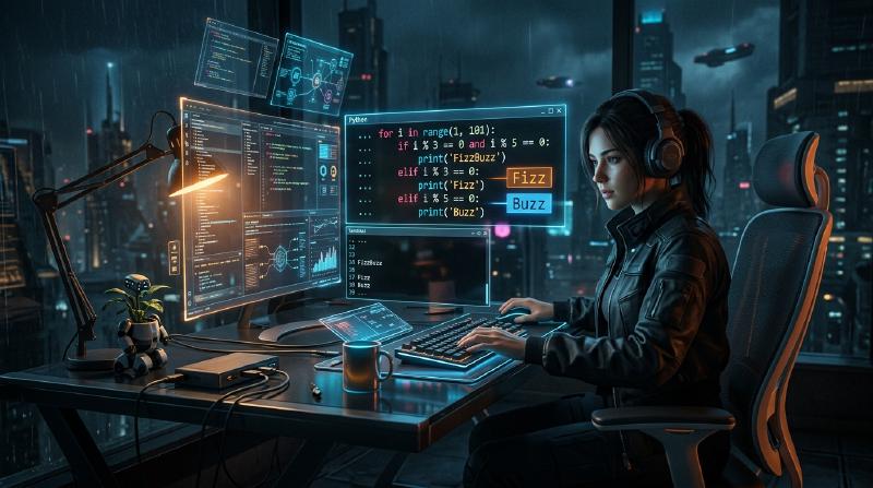 Featured image of post Qu'est-ce que le « test de FizzBuzz », la porte d'entrée de la programmation ? Explication de la méthode de rédaction en Python