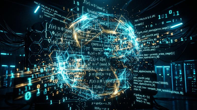 Featured image of post Implémentation du Crible du Corps de Nombres Généralisé (GNFS) en C++ | Fonctionnement de l'algorithme de décryptage RSA