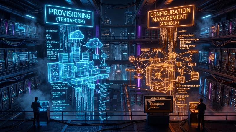 Featured image of post Infrastructure as Code (IaC): Perbedaan Antara Terraform dan Ansible