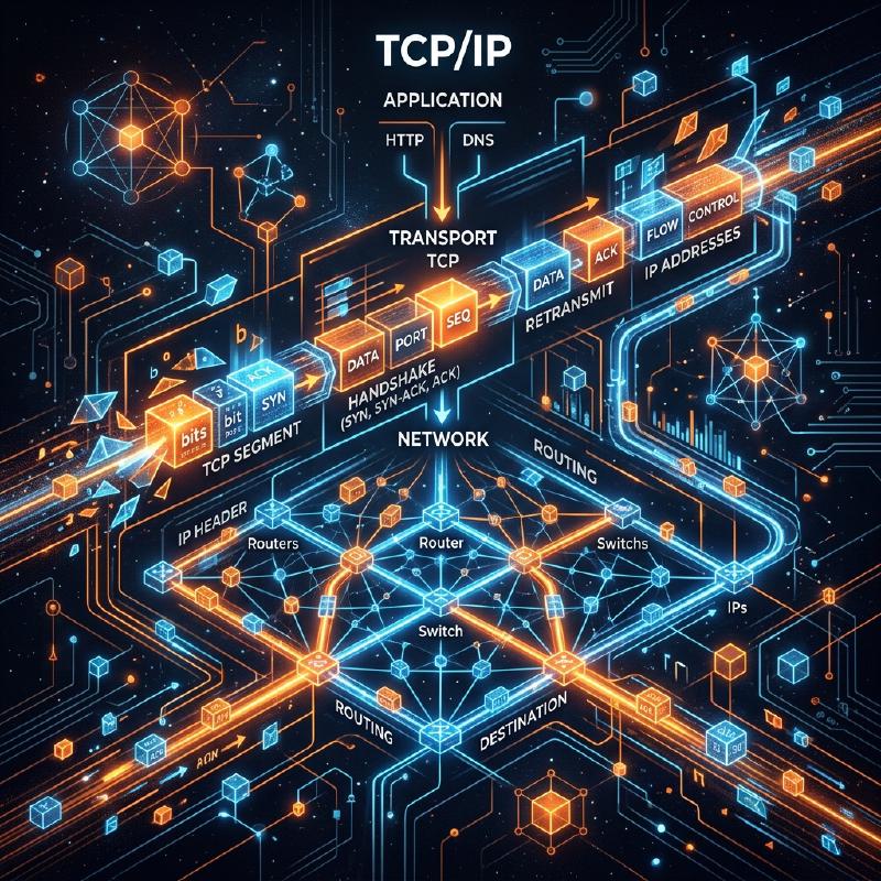 Featured image of post ネットワーク技術: TCP/IPの歴史と仕組み - インターネットを繋ぐ世界標準のルール