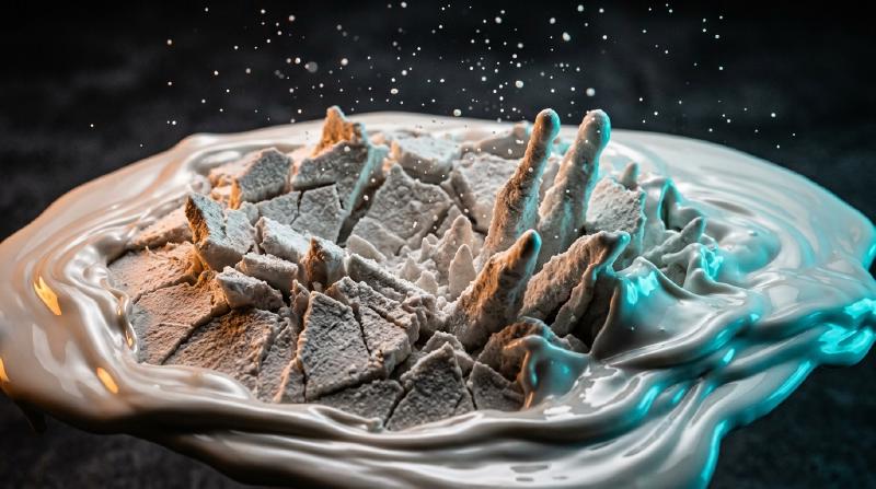 Featured image of post Mengapa Kita Bisa Berlari di Atas Larutan Tepung Maizena: Fisika Fluida Non-Newtonian dan Reologi