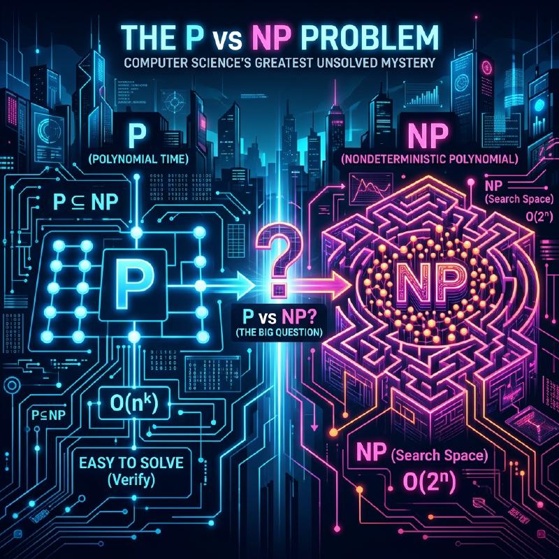 Featured image of post 「P vs NP問題」の全貌と計算複雑性クラス：ミレニアム懸賞問題の解説とプログラミング的意義