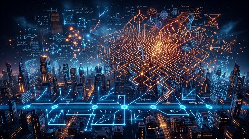 Featured image of post ¿Qué es la conjetura P≠NP? Explicación sencilla del problema no resuelto de la teoría de la complejidad computacional y la diferencia entre P y NP