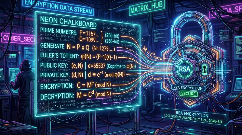 Featured image of post 【Mathematik-Erklärung】Wie RSA-Verschlüsselung funktioniert, verständlich für Schüler erklärt