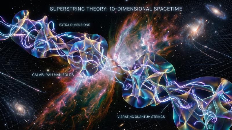 Featured image of post A Teoria das Supercordas e o Mundo das Dimensões Extras: A Física de 10 e 11 Dimensões Rumo à Teoria de Tudo (TOE)