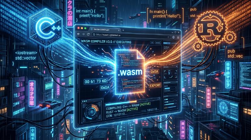 Featured image of post WebAssembly (Wasm) aus C++ und Rust kompilieren und im Browser ausführen