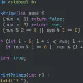 素数を生成するC言語コード