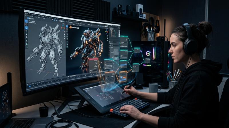 Featured image of post Blender 3DCG完全マスターガイド：基本操作からモデリング、シェーダー、リギング、Geometry Nodes、Cyclesレンダリングの極限まで