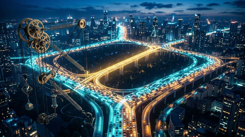 Featured image of post 道路を1本増やすと、なぜ全員の通勤時間が長くなるのか：ブライスのパラドックスと利己的ルーティングの数学