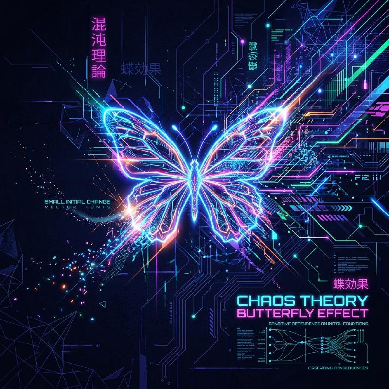 Featured image of post カオス理論とバタフライ効果（Chaos Theory） - 初期値のわずかな違いが未来を予測不能にする仕組み