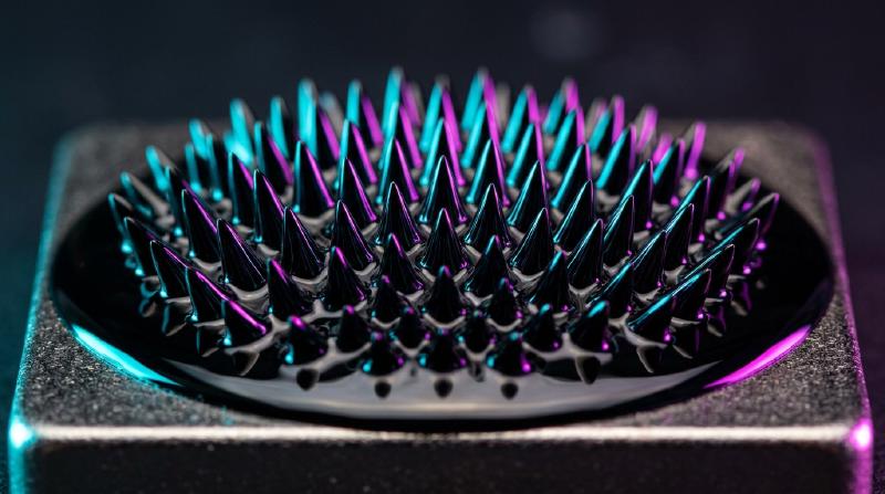 Featured image of post 磁石を近づけると液体がトゲになるのはなぜか：磁性流体の物理学