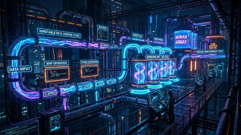 Featured image of post 関数型プログラミングの基礎と利点(純粋関数、不変性、モナドの概念)