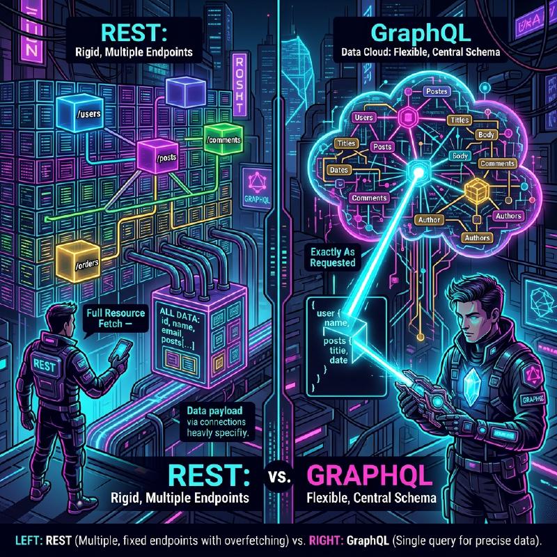 Featured image of post GraphQL vs REST API(オーバーフェッチの解消と型安全)
