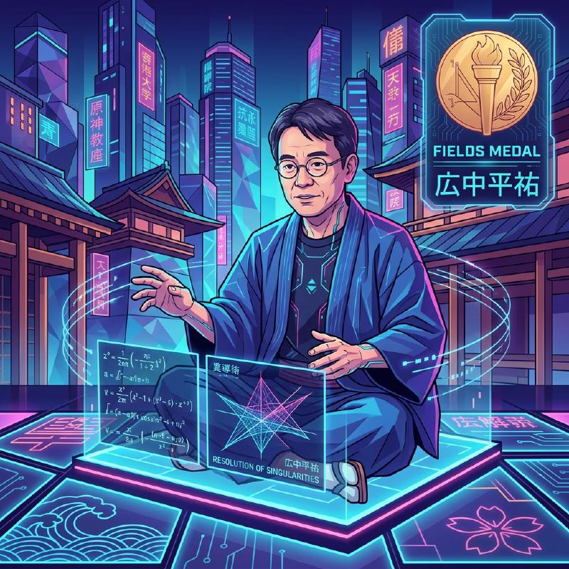 Featured image of post Heisuke Hironaka : Le Théorème de Résolution des Singularités et la Quête de la Créativité