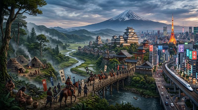 Featured image of post 日本の歴史：縄文から現代へ至る、島国の壮大な歩み