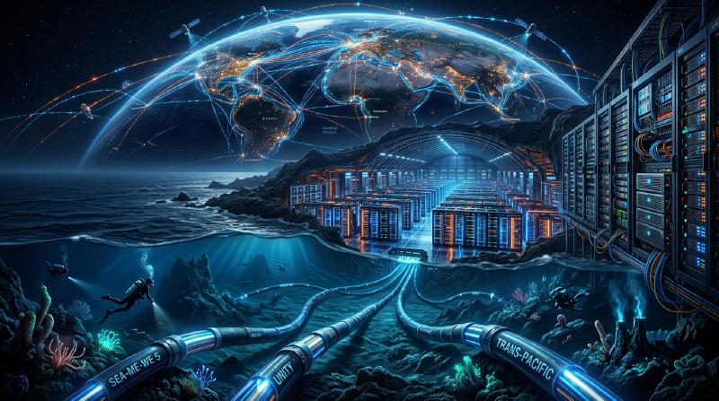 Featured image of post インターネットの仕組み：海底ケーブルからWeb3まで、世界を繋ぐ巨大ネットワークの全貌