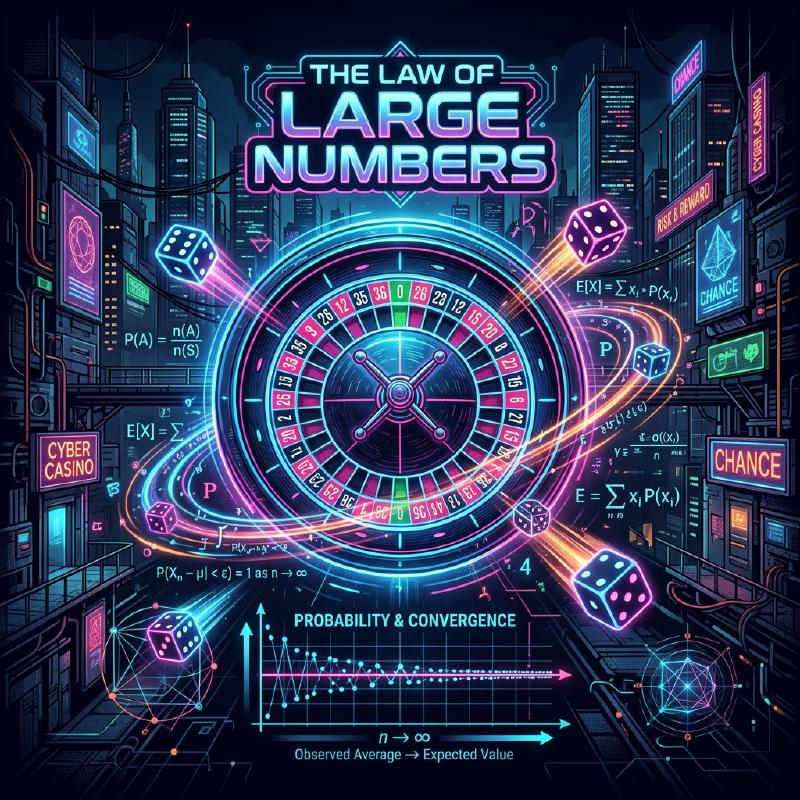 Featured image of post 大数の法則（Law of Large Numbers） - カジノが必ず儲かる理由と確率が収束するメカニズム