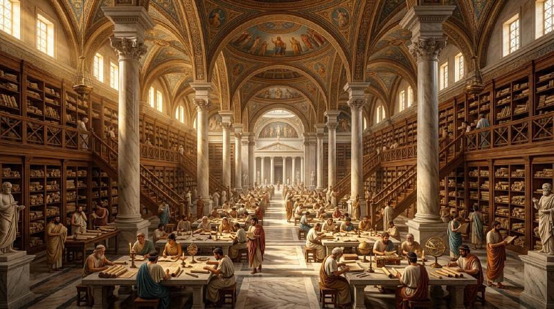 Featured image of post アレクサンドリア図書館の興亡と知の継承史：ヘレニズムの神殿から失われた古代文明の記憶