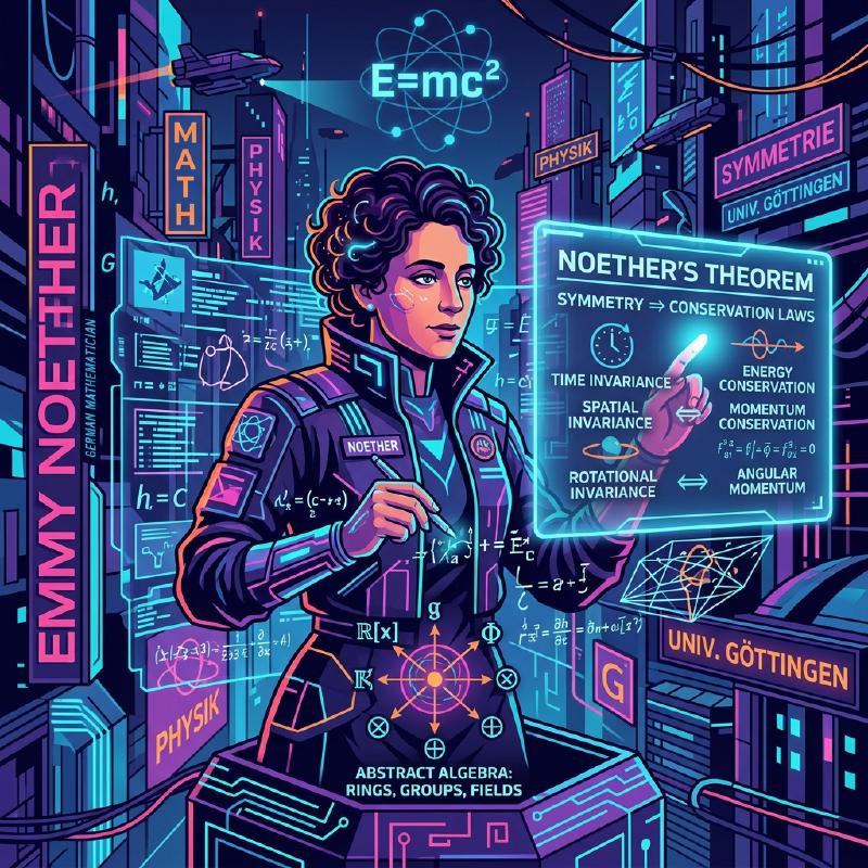 Featured image of post エミー・ネーター:現代代数学の母と対称性の定理
