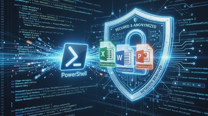 Featured image of post PowerShell で Excel や Word などのメタデータ（個人情報）を一括削除する方法