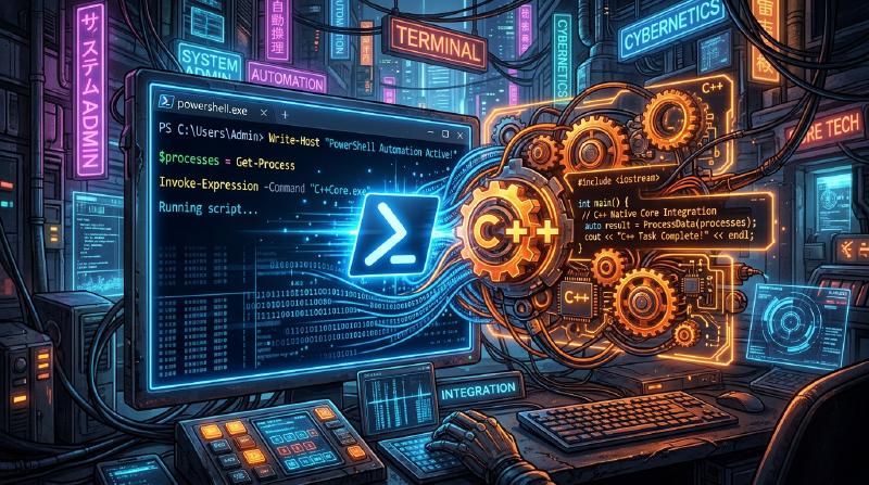 Featured image of post PowerShellとC++の連携：システム管理の自動化テクニック