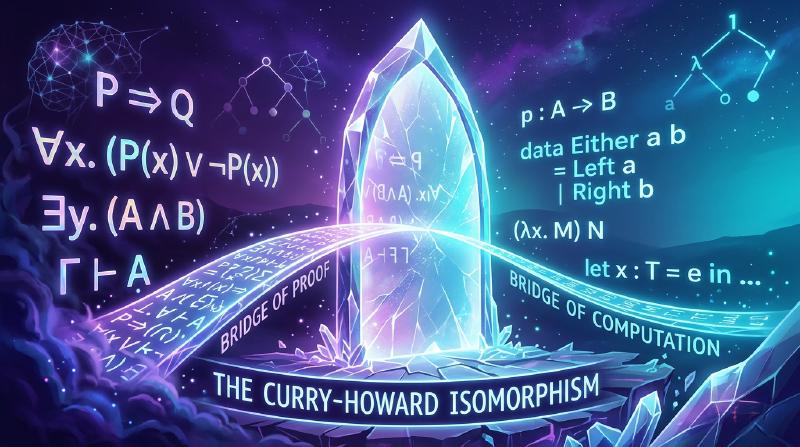 Featured image of post 型理論とカリー＝ハワード同型対応：命題＝型、証明＝プログラムの深遠なる調和