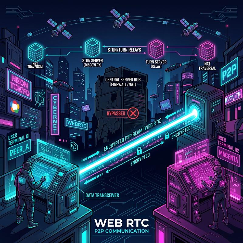 Featured image of post The Behind the Scenes of WebRTC and Real-Time Communication: P2P, STUN/TURN, Signaling